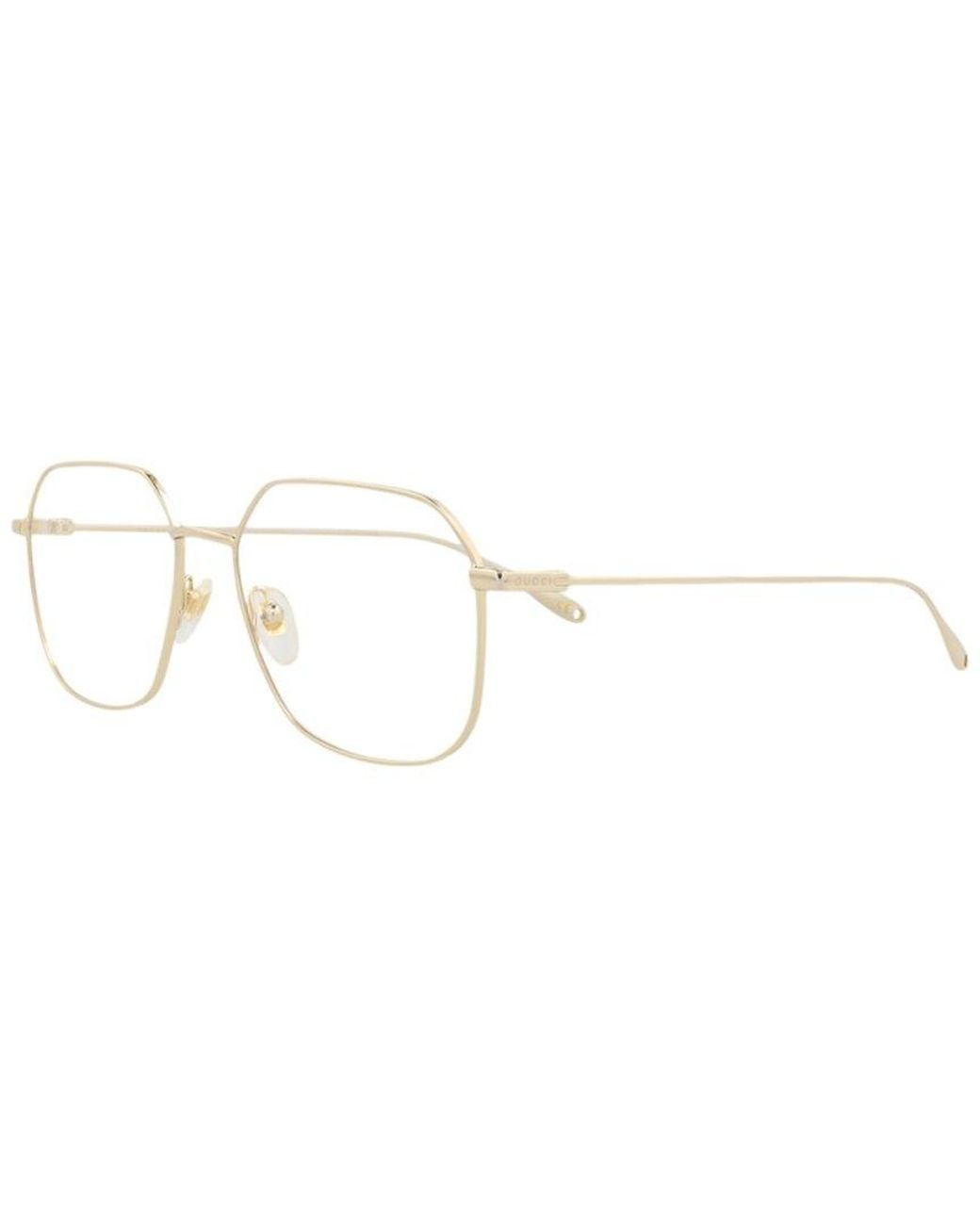 Gucci White 54Mm Optical Frames