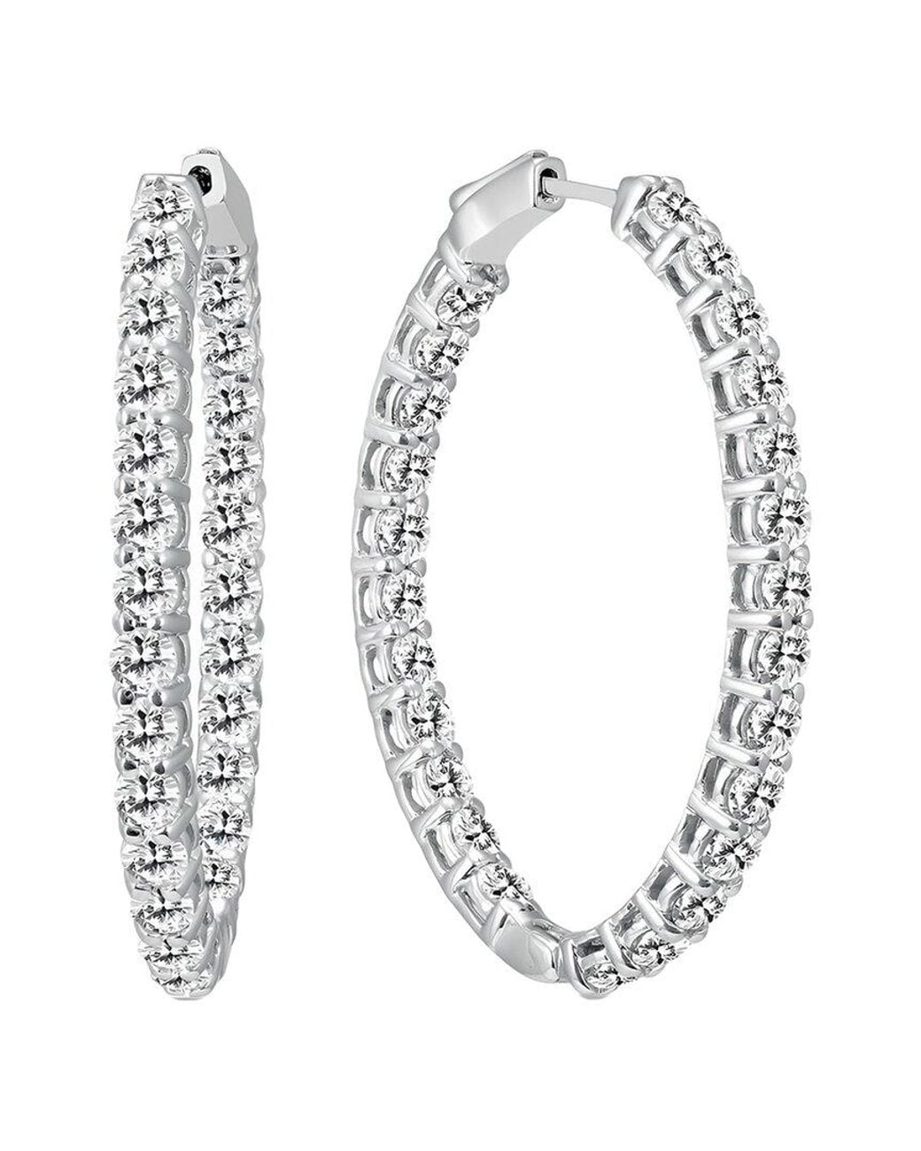 Diamond Select Cuts White 14K 3.00 Ct. Tw. Lab-Grown Diamond Earrings