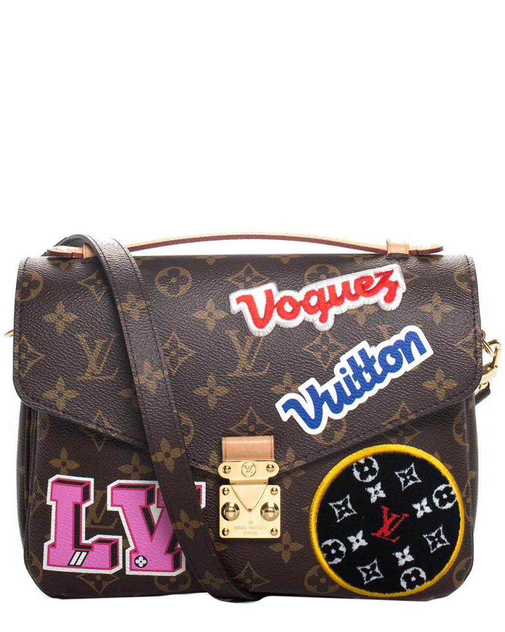 Louis Vuitton, Bags, Limited Edition Louis Vuitton Pochette Metis Patches  Bag
