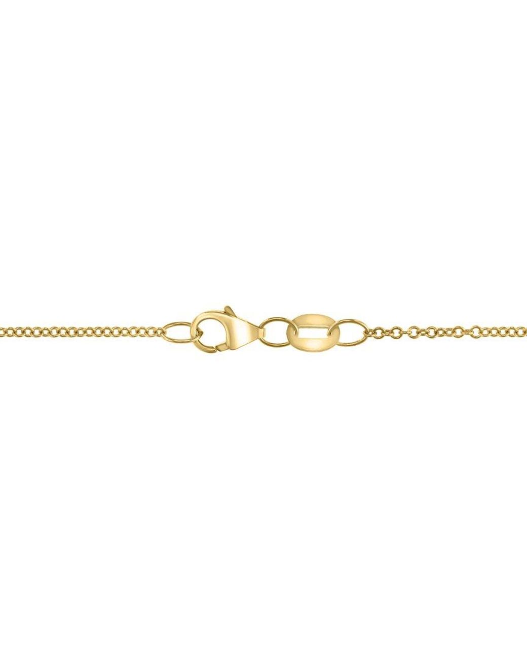 Effy Fine Jewelry Metallic 14K 3.40 Ct. Tw. Diamond & Emerald Necklace