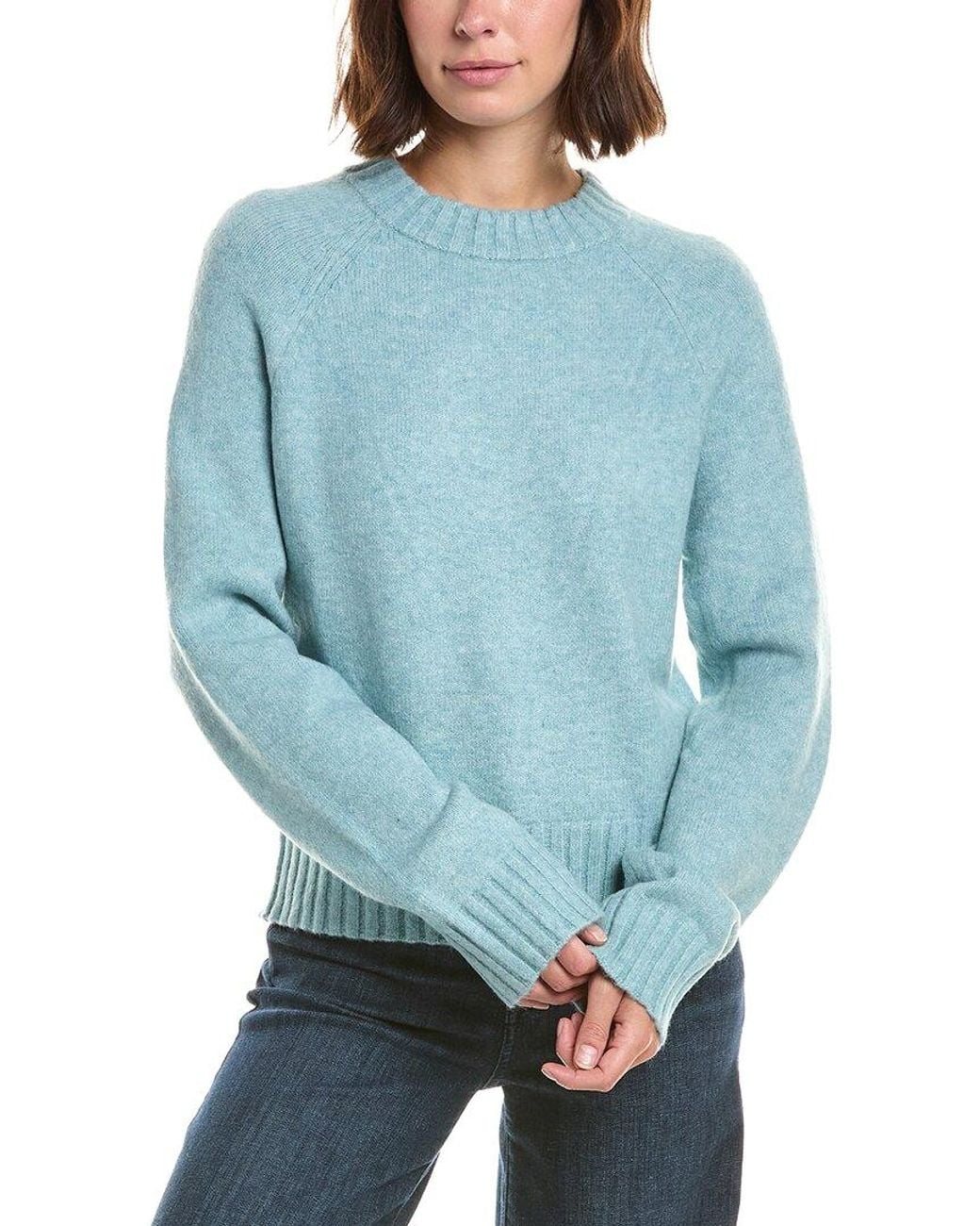 French Connection Blue Suzie Crewneck Sweater