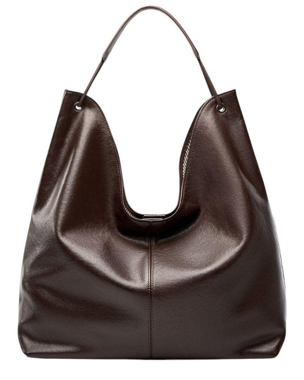 Adele Berto Brown Leather Tote