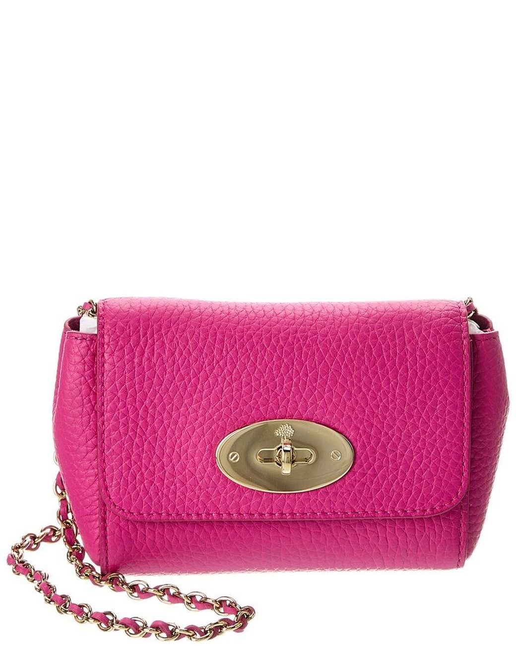 Mulberry Lily Mini Leather Crossbody in Pink | Lyst UK