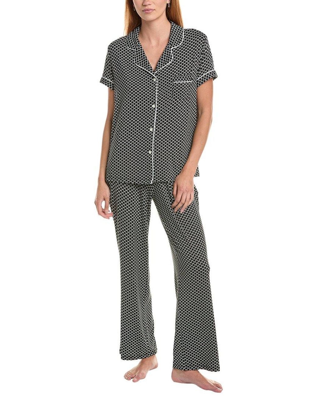 Tart Collections Blue 2Pc Ginnie Pajama Pant Set