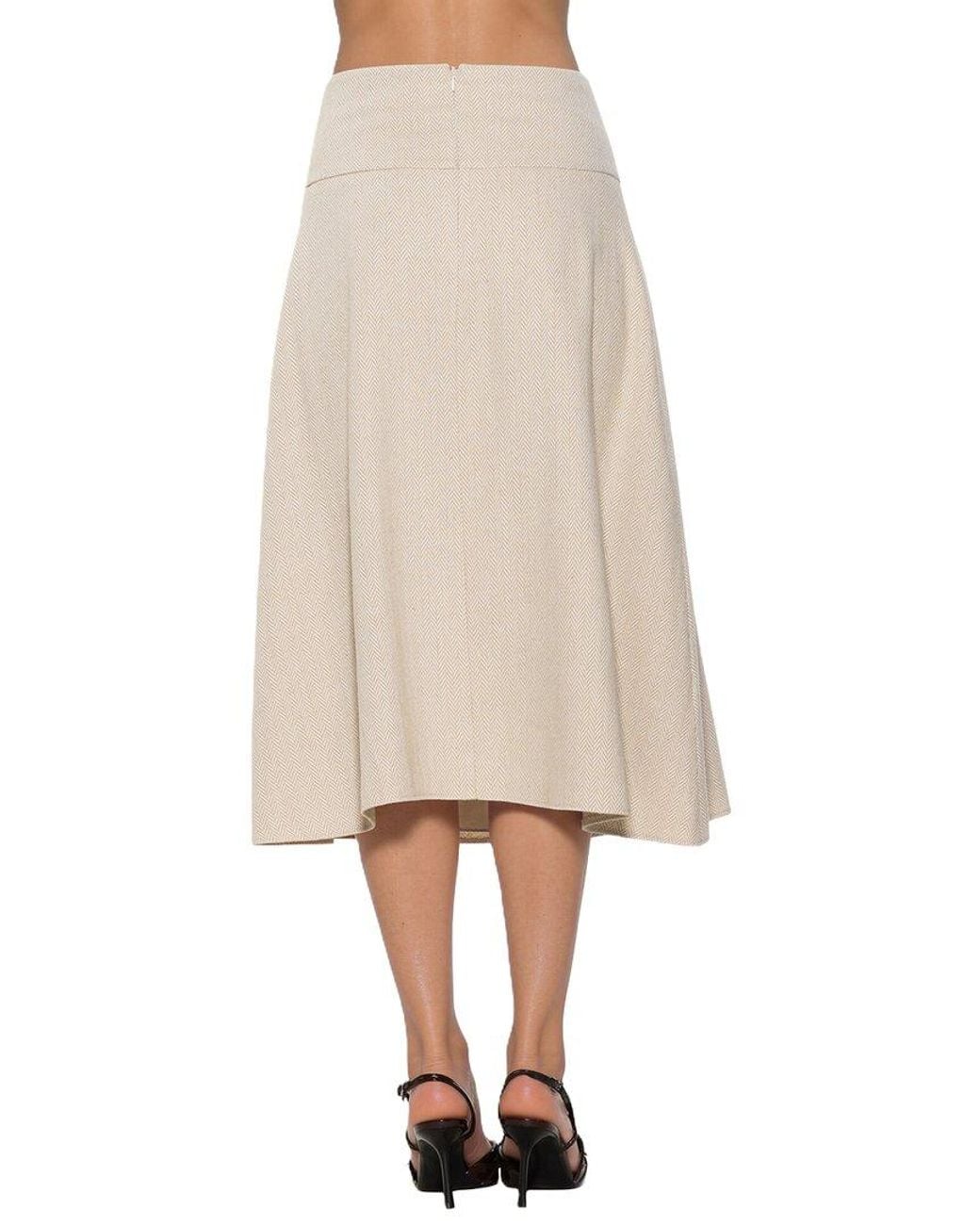 Alexia Admor Natural Jill A-Line Skirt