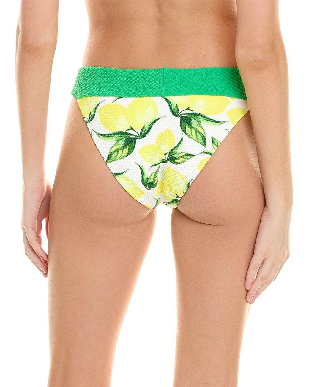 Terez Green Textured Mid-Rise Bottom