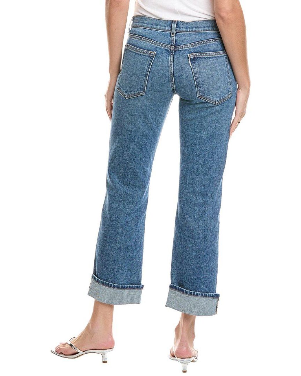 ASKK NY Blue Cool Cat Flashback Straight Leg Jean