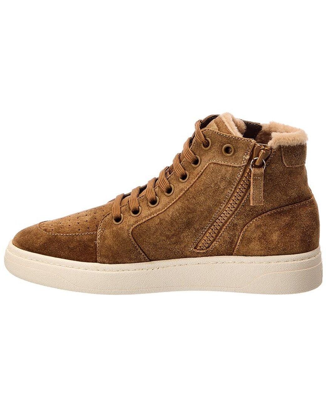 Giuseppe Zanotti Brown Gz/94 Suede High-Top Sneaker for men