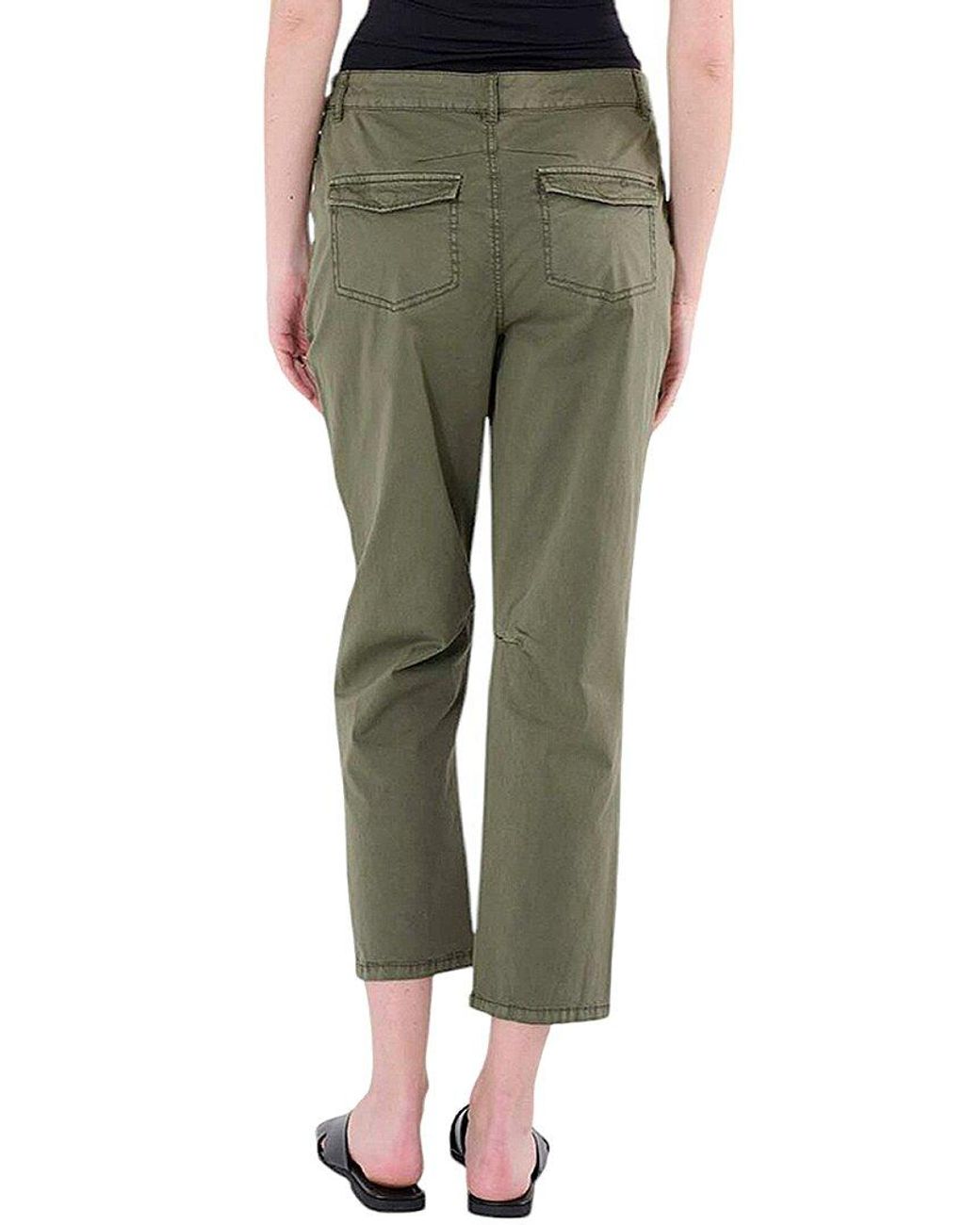 Marrakech Green Calina Stretch Twill Pant
