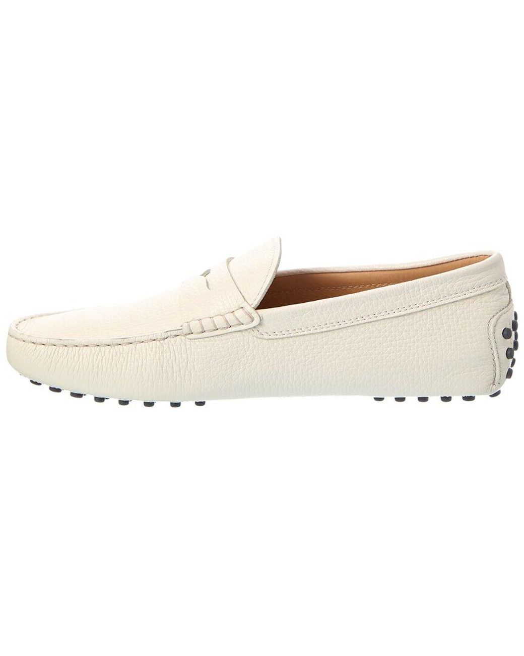 Tod's White Leather Loafer for men