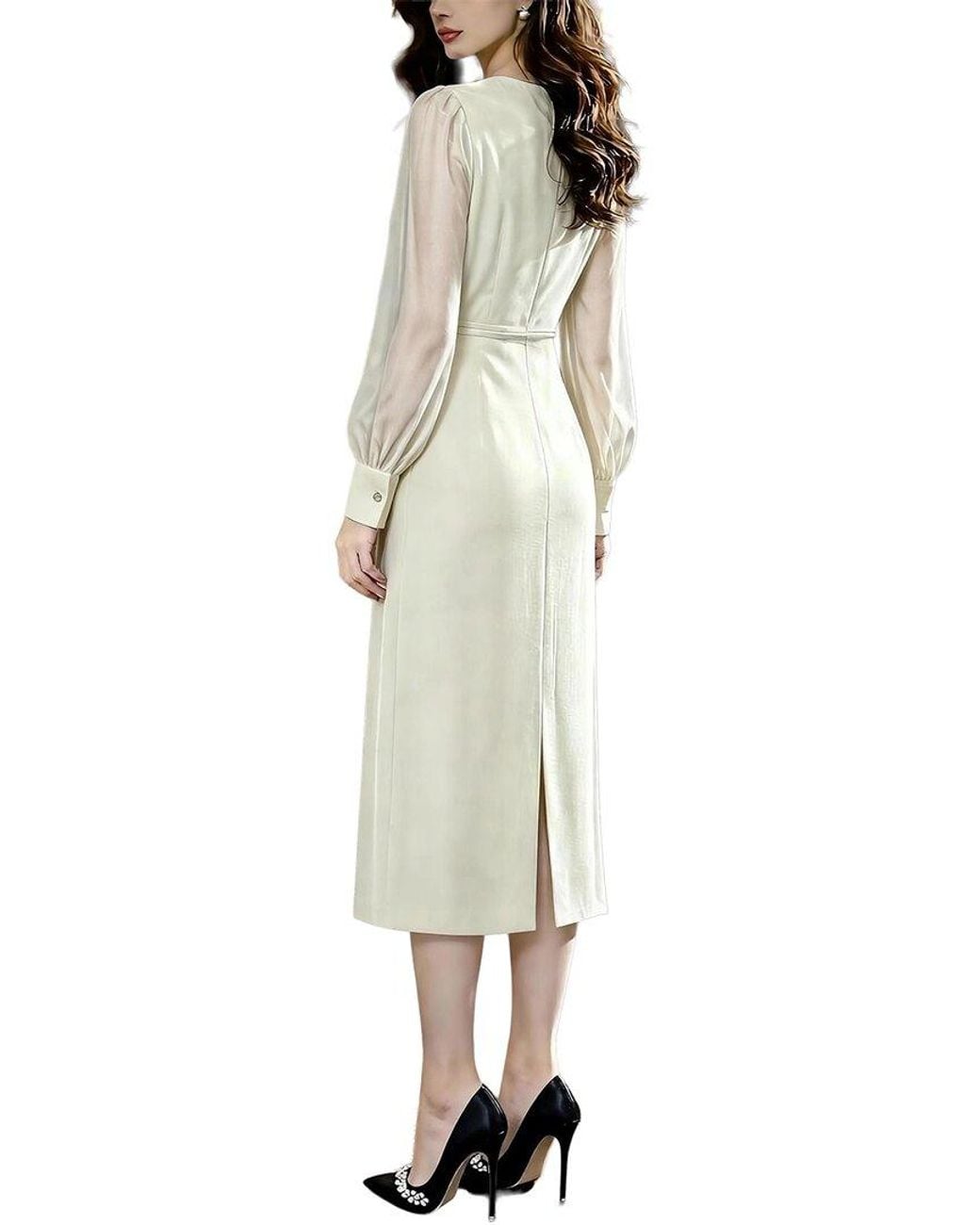 BRC By BURRYCO Orange Midi Dress