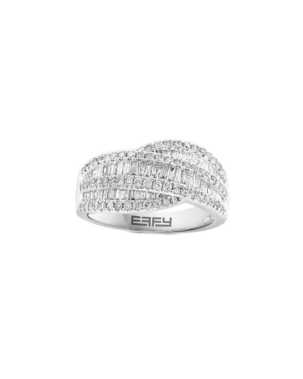 Effy Fine Jewelry White 14K 0.95 Ct. Tw. Diamond Ring