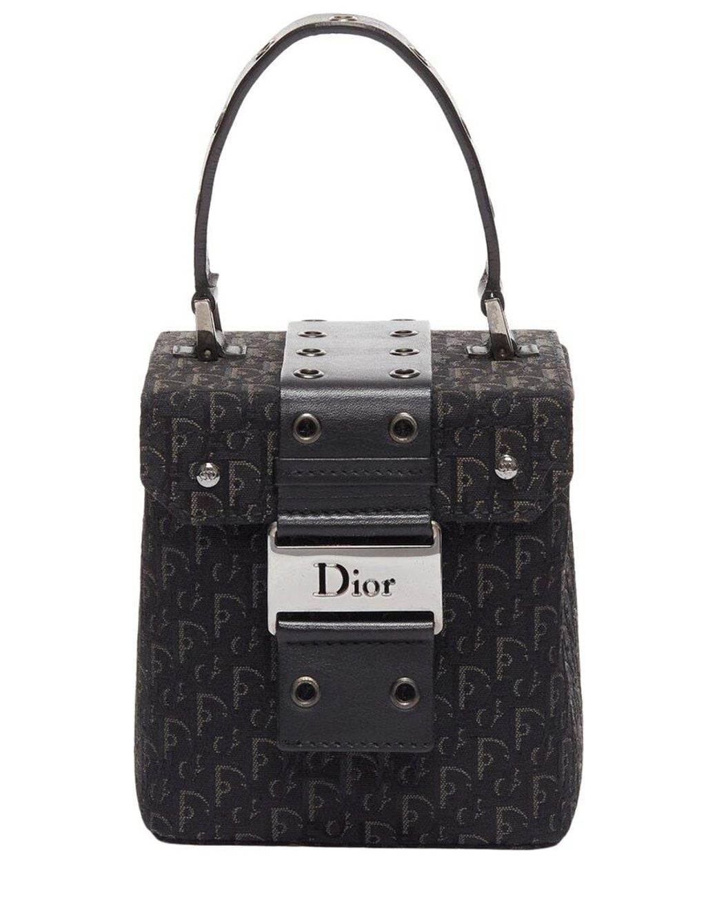 Dior Black Canvas Vanity Bag (Authentic Pre-Loved)