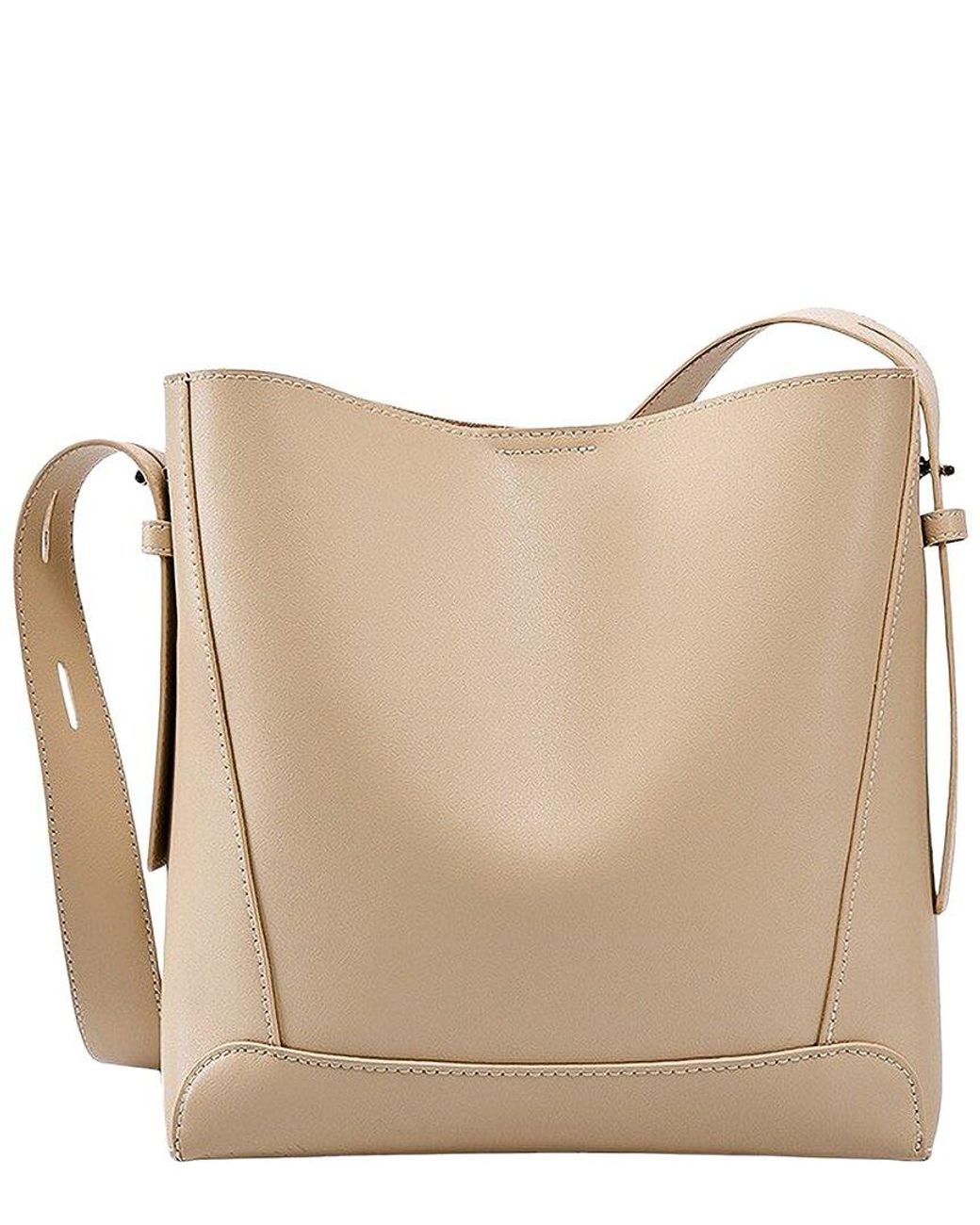 Adele Berto Natural Leather Shoulder Bag
