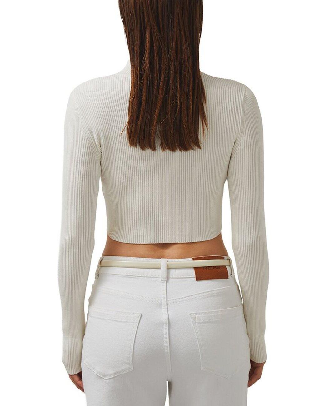 Reiss Gray Sandy Knitted Mclaren Top