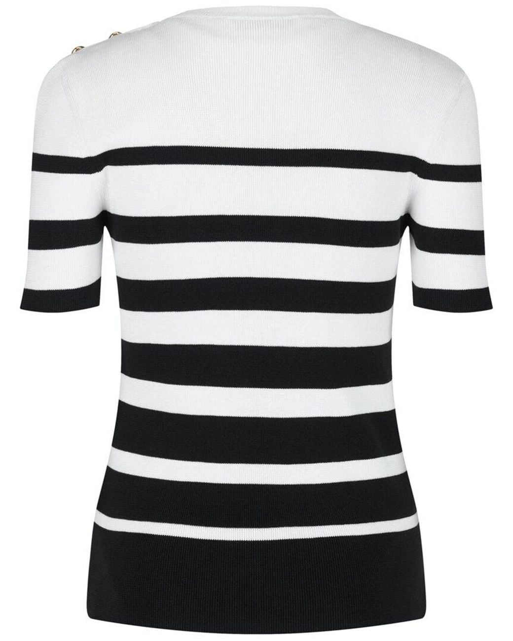 Valentino Black Striped Sweater