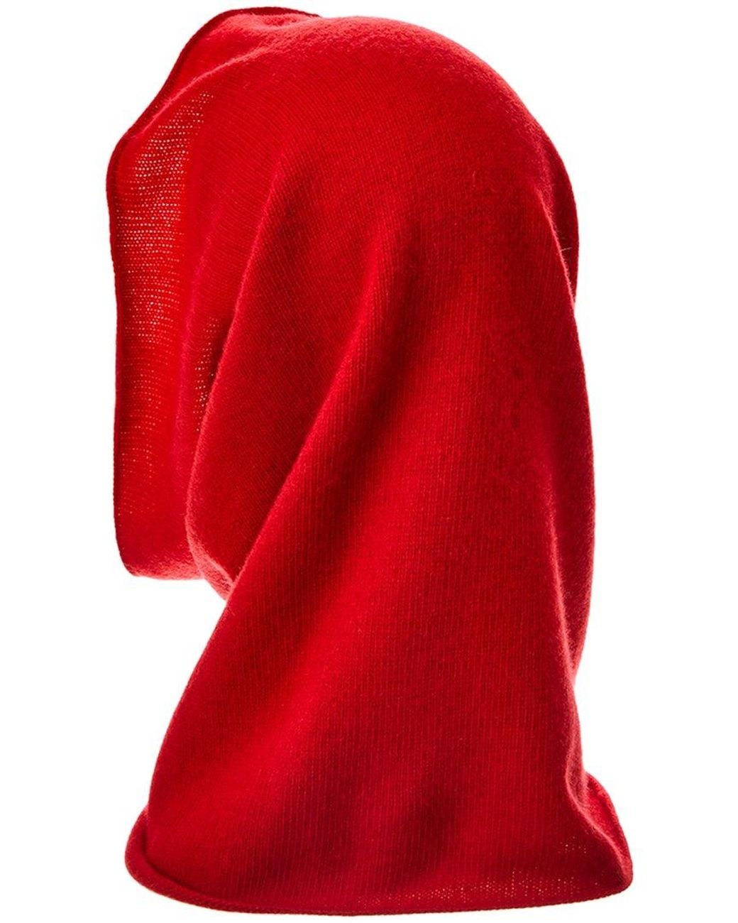 Portolano Red Cashmere Hoodscarf