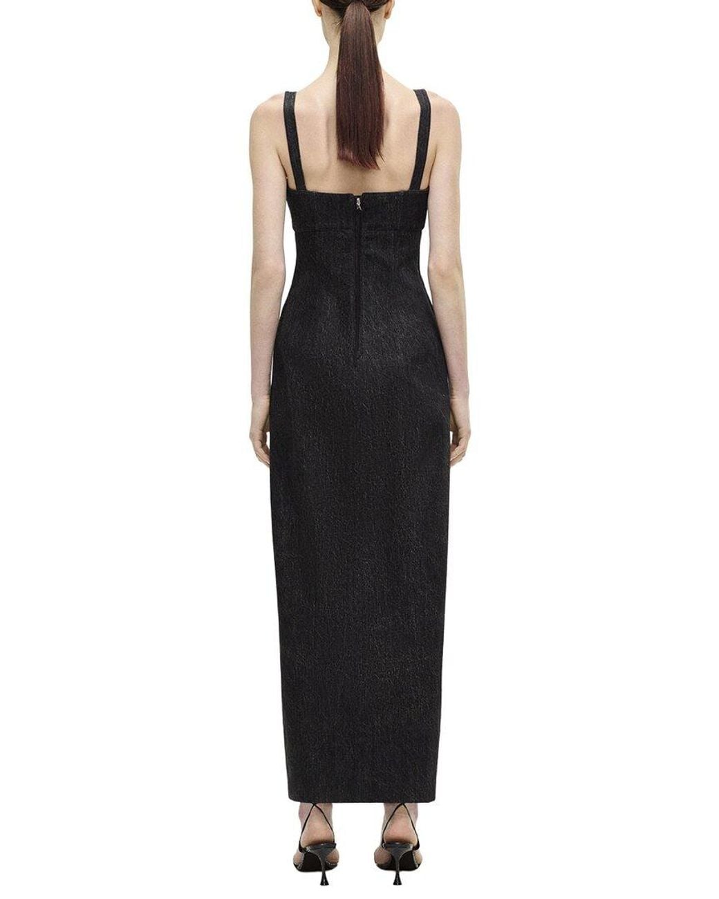 Adam Lippes Black Camille Dress