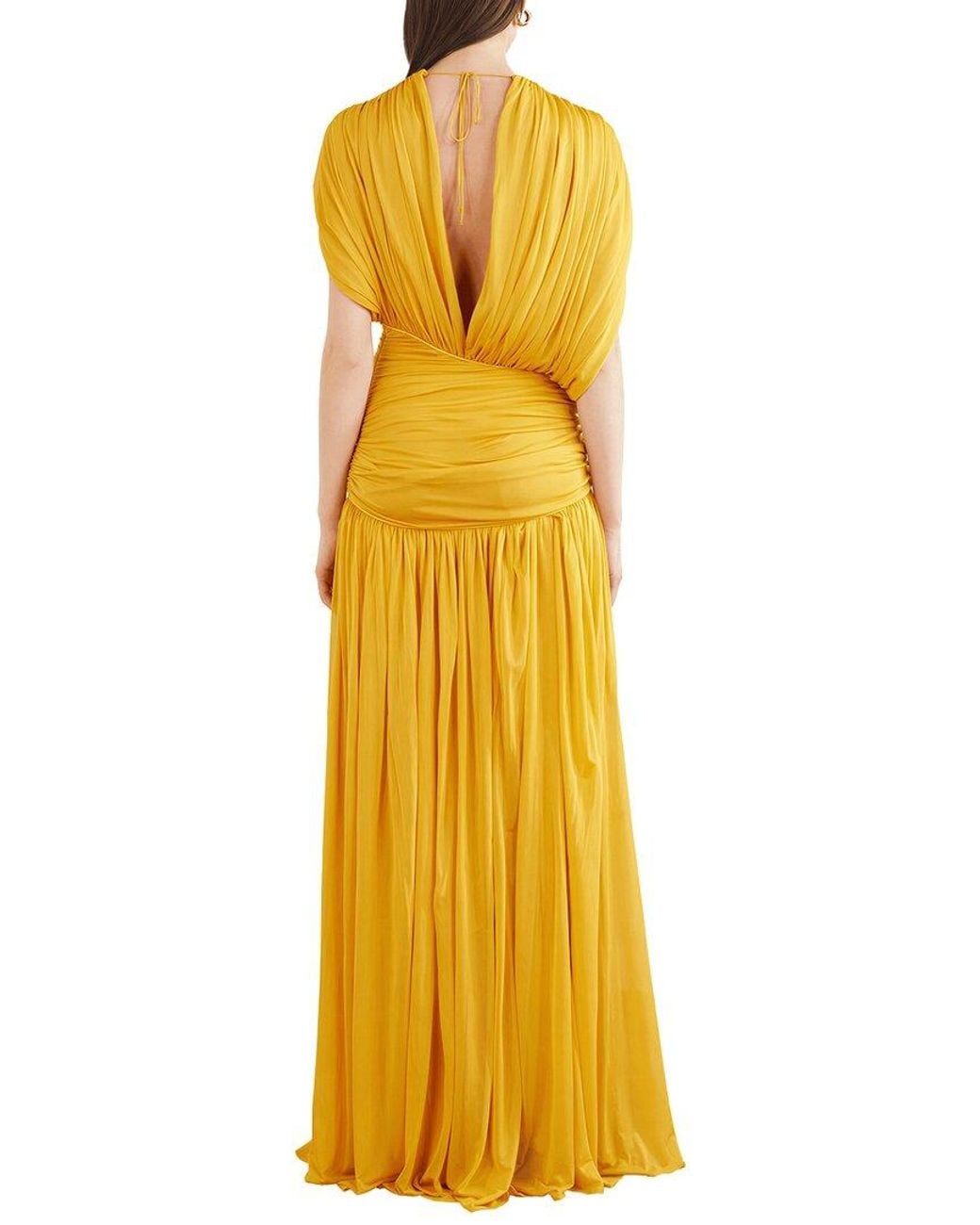 Dilireba Yellow Maxi Dress