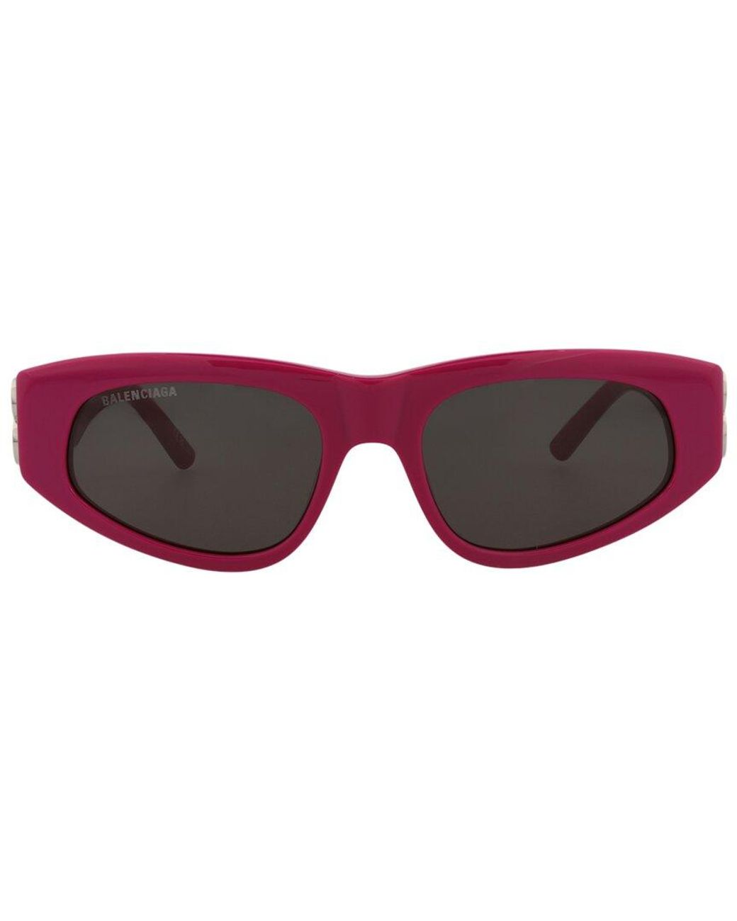 Balenciaga Red Bb0095s 53mm Sunglasses