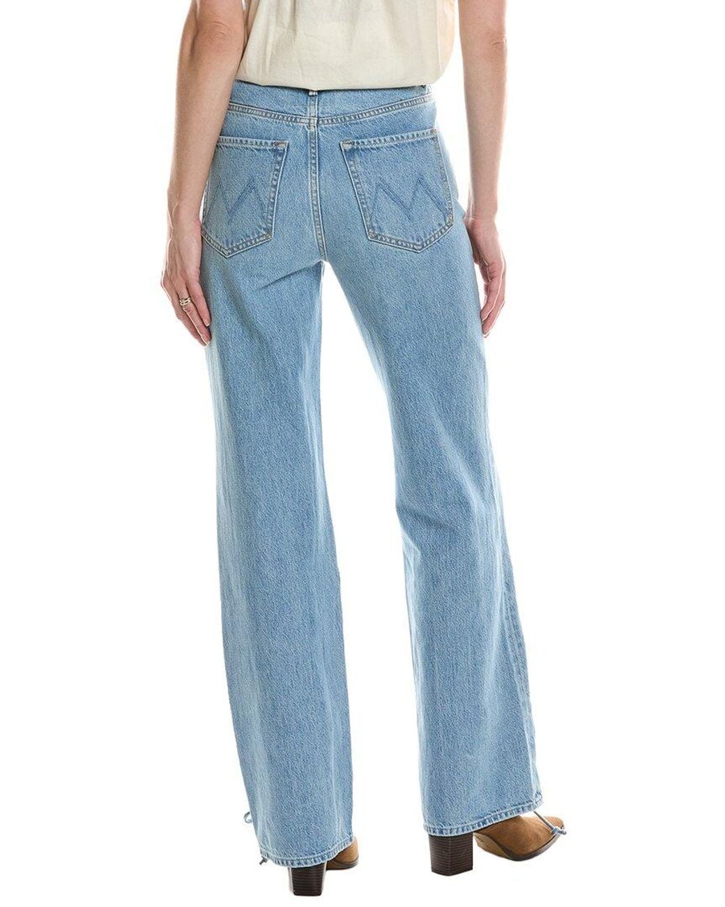 Mother Blue The Tied Up Maven Sneak Care Less Jean