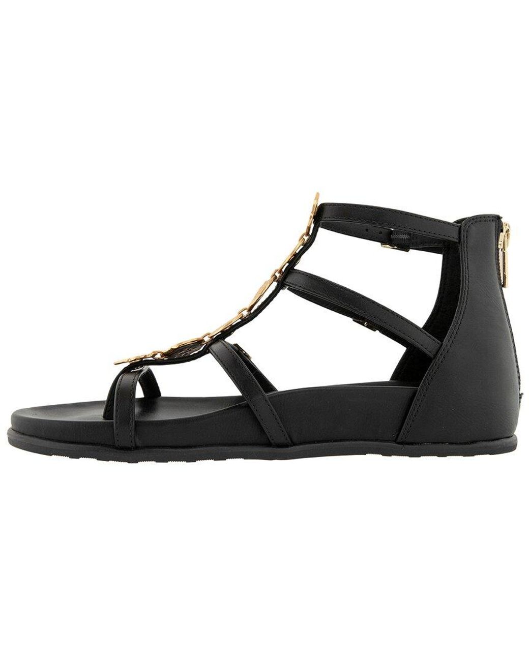 Rebecca Minkoff Black Hadley Gladiator Sandal