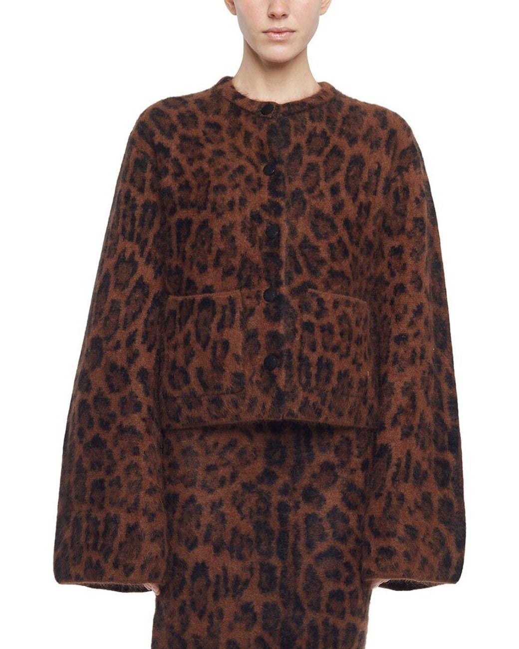 Adam Lippes Brown Barret 100% Cashmere Jacket
