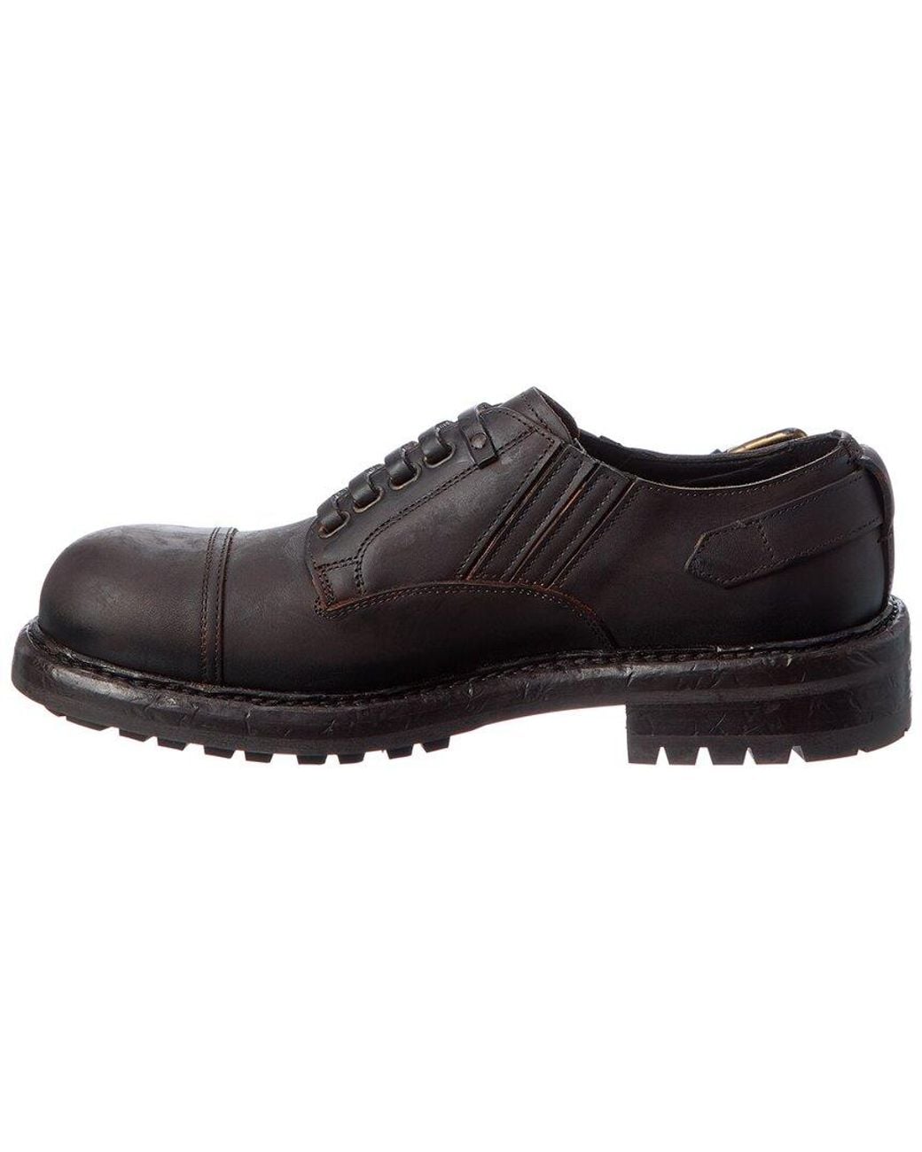 Dolce & Gabbana Brown Leather Oxford for men