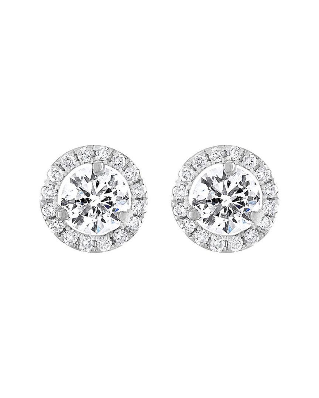 Diana M White Fine Jewelry 18k 2.22 Ct. Tw. Diamond Studs