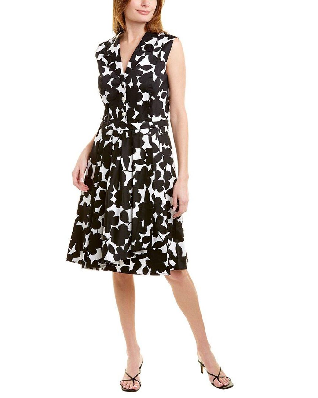 donna karan floral dress