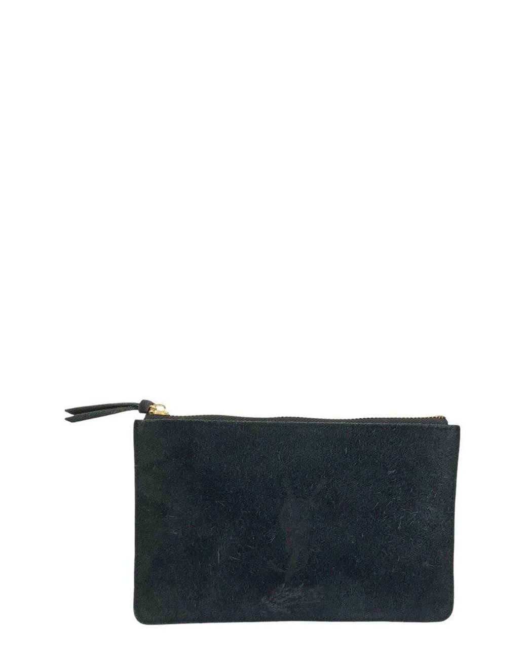 Saint Laurent Multicolor Suede Pouch (Authentic Pre-Loved)