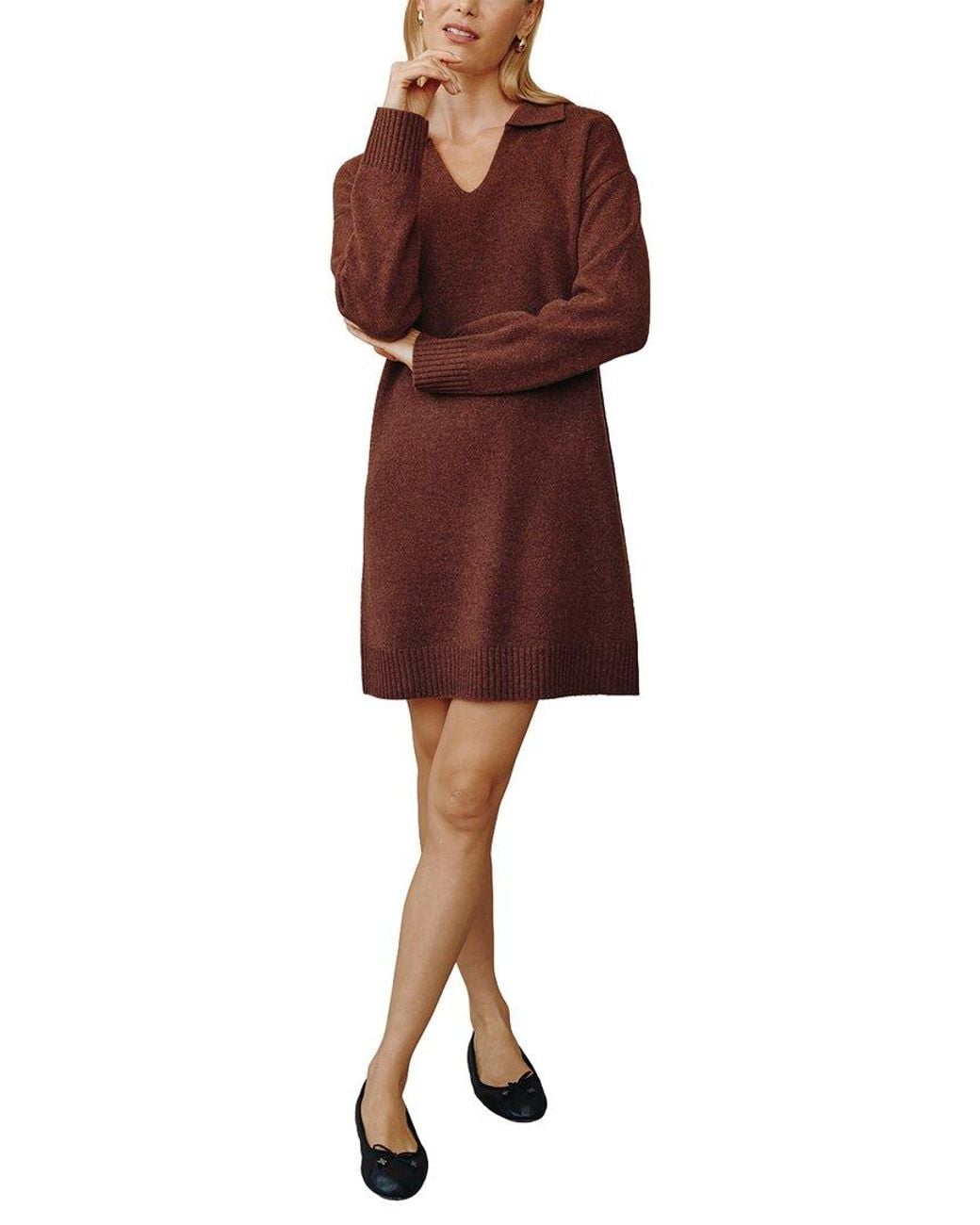 Bella Dahl Red Sweater Dress