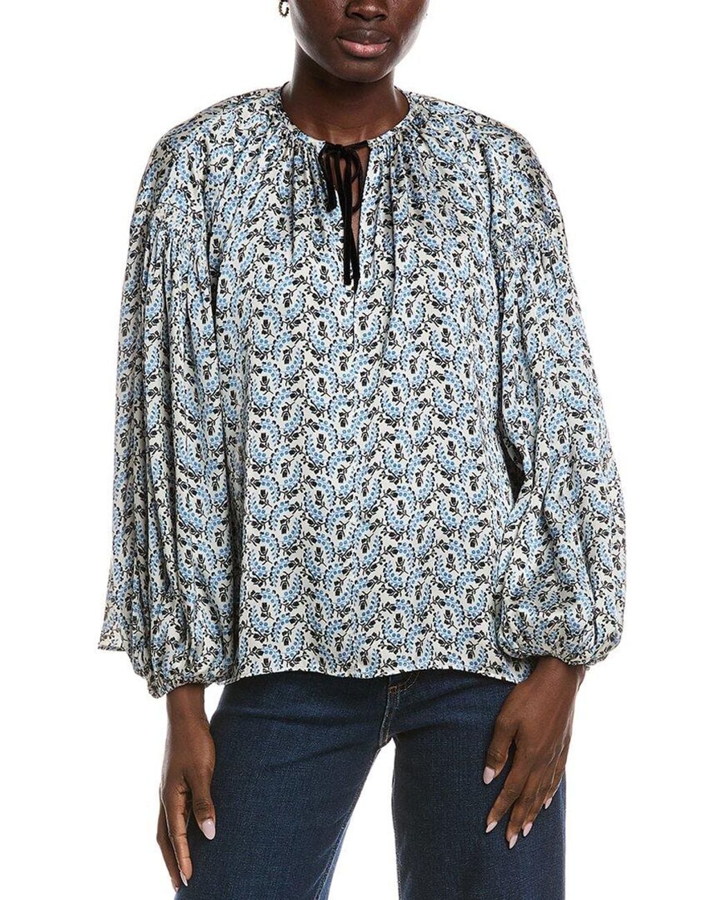 Maje Gray Printed Top