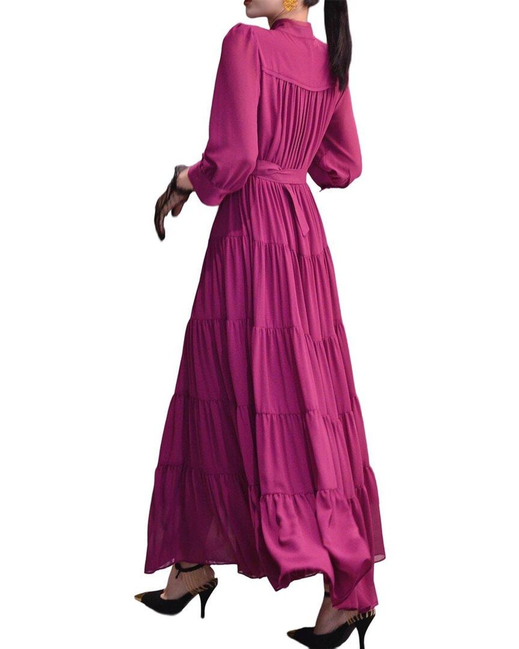 BRC By BURRYCO Purple Maxi Dress