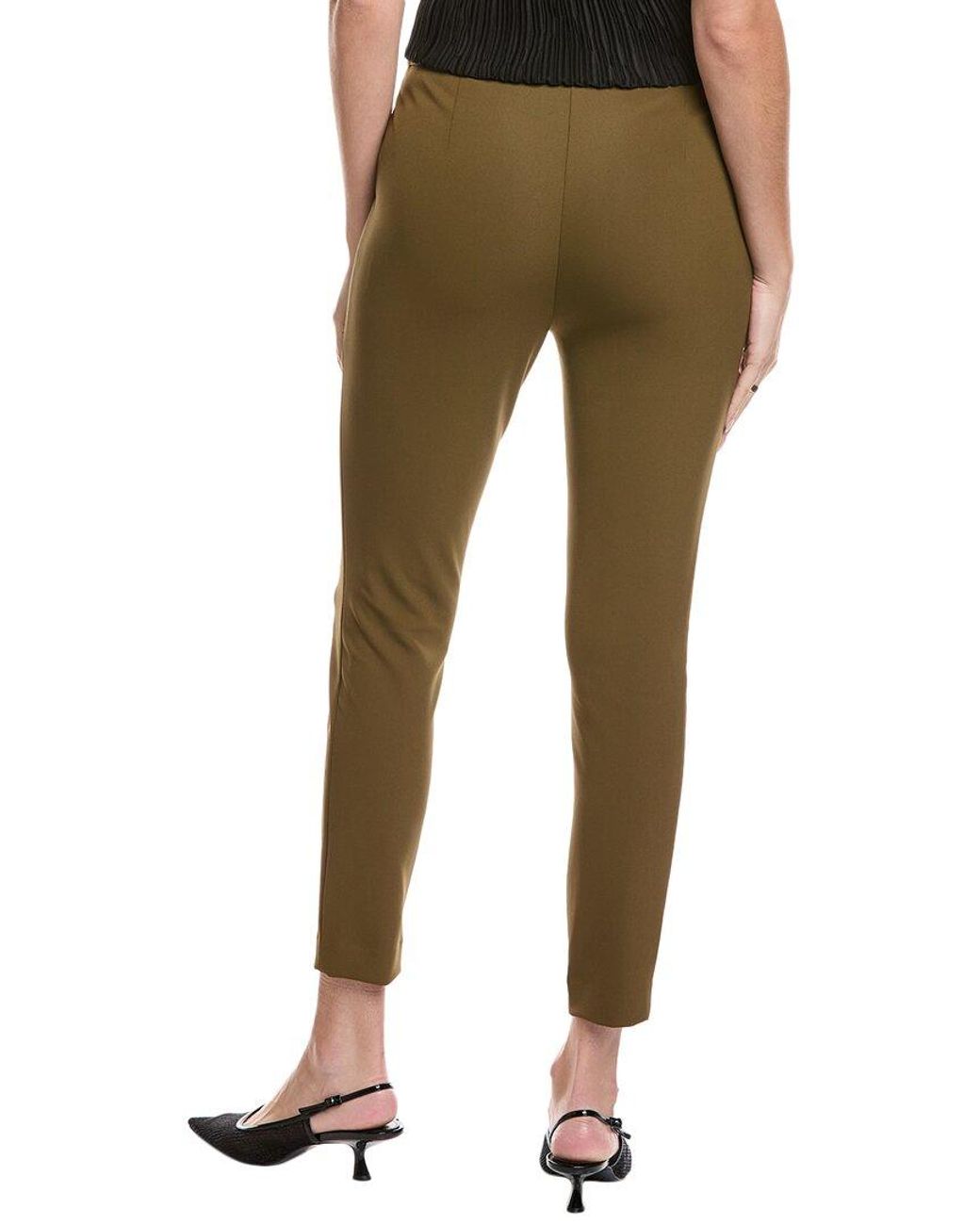 Lafayette 148 New York Green Murray Cropped Pant