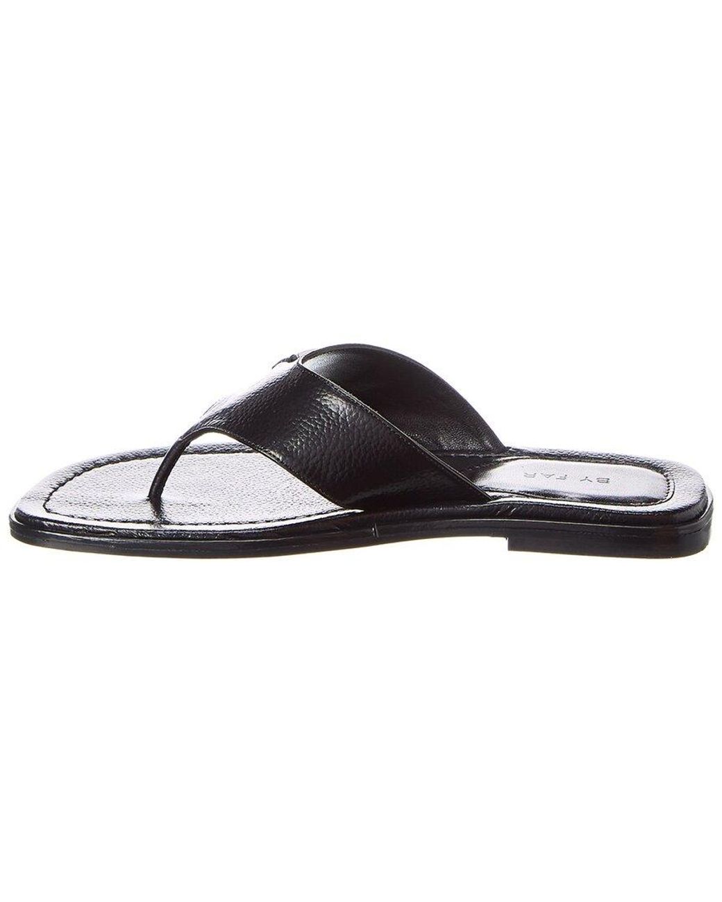 By Far White Zizi Leather Sandal