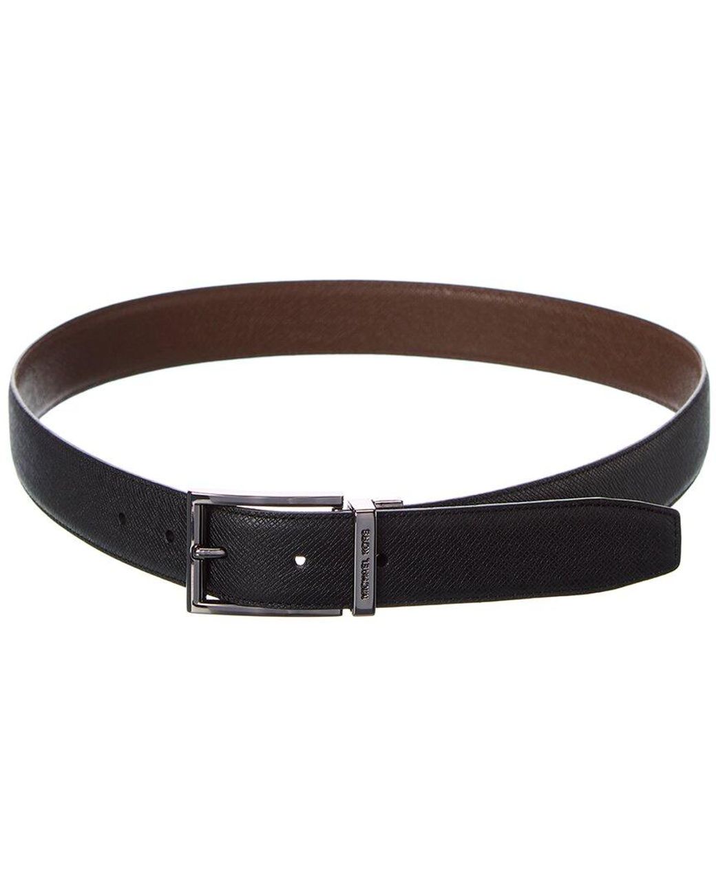 Michael Kors Reversible Leather Belt in Black for Men | Lyst