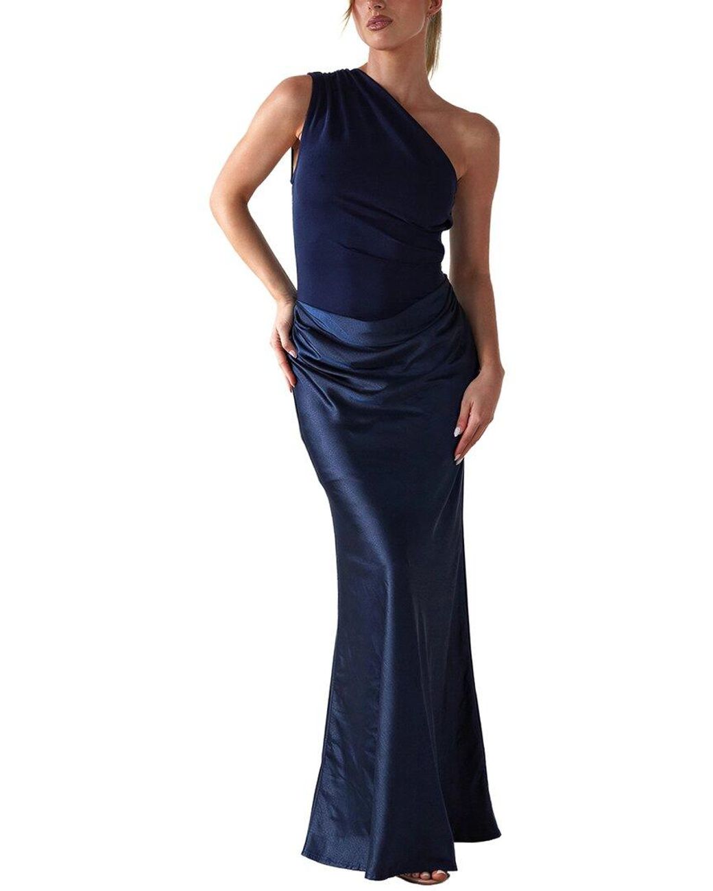 CAMILA BLANCO Blue Maxi Dress