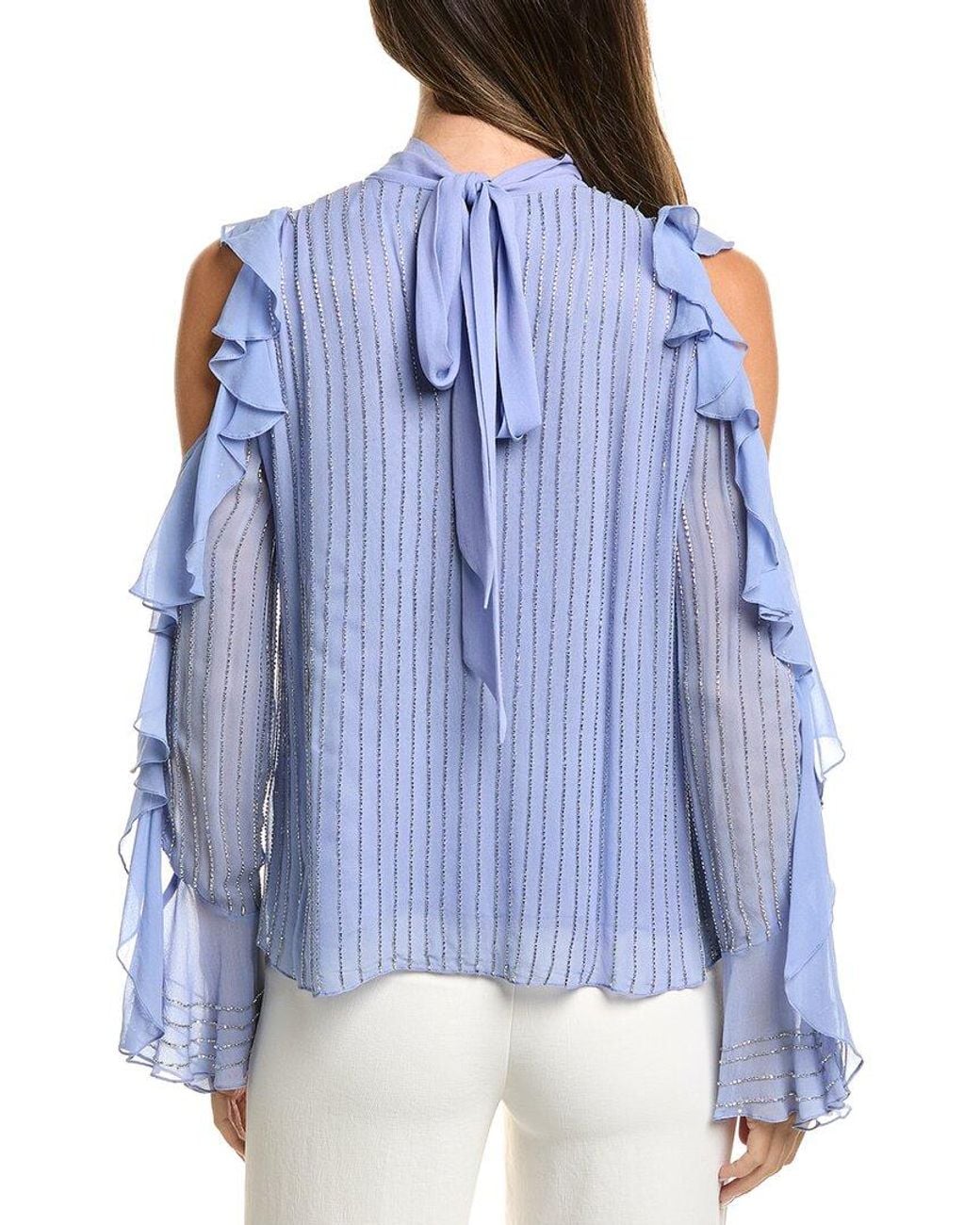 Temperley London Blue Neptune Blouse