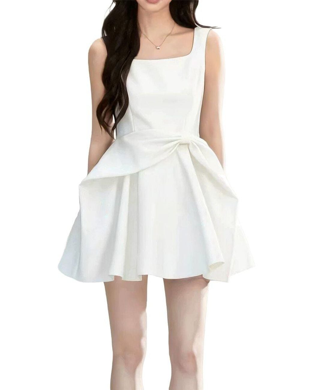 Ariele Tesoro White Mini Dress