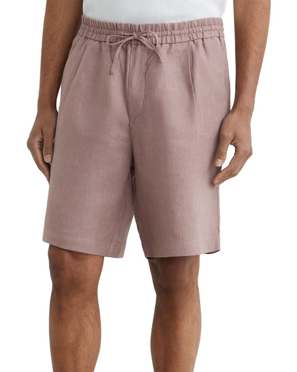 Reiss Multicolor Barges Linen Drawstring Short for men