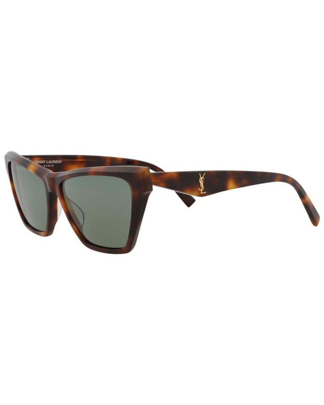 Saint Laurent Brown 58Mm Sunglasses