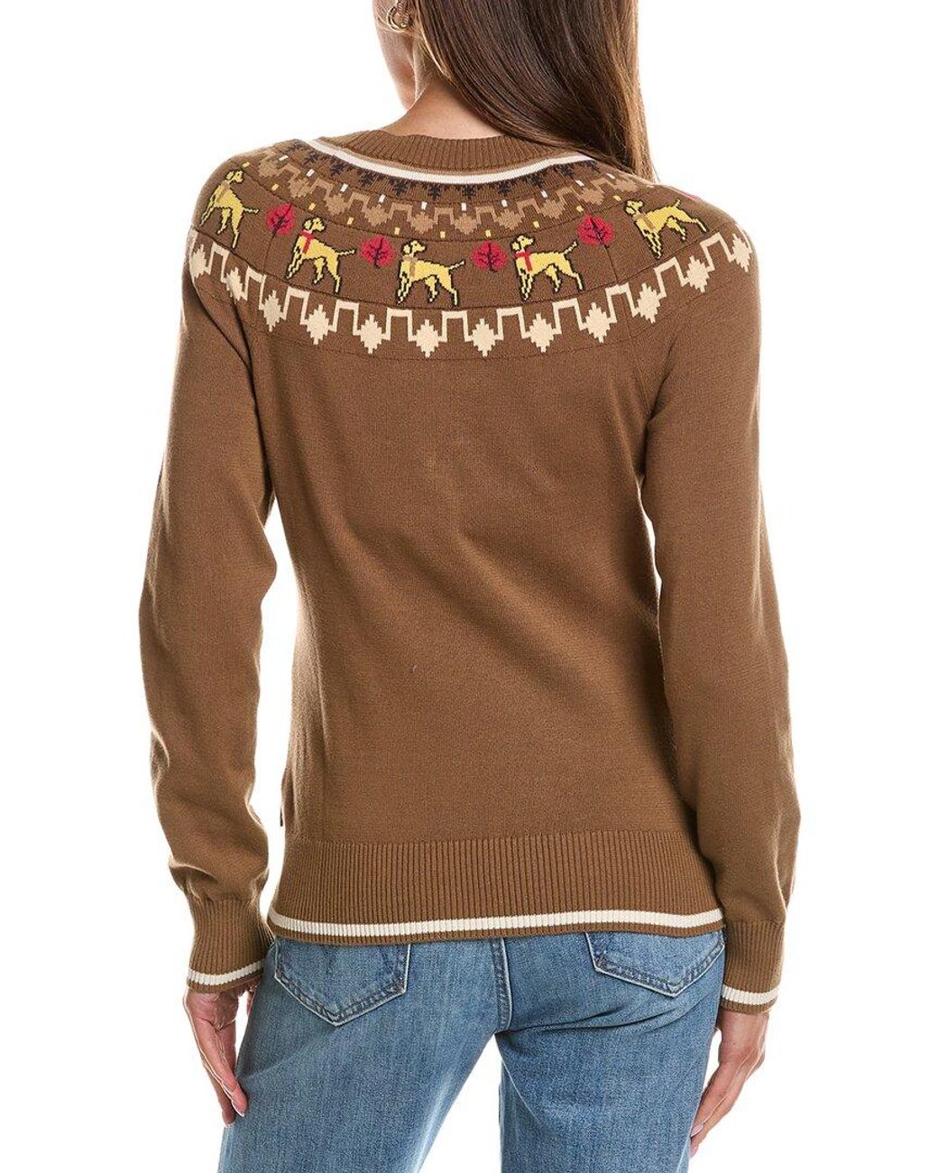 Rowing Blazers Blue Thanksgiving Fairisle Sweater