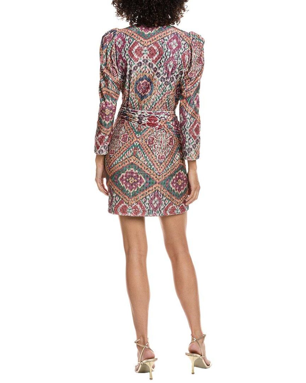slim fit dress slacks BA&SH Grace Silk Blend Dress – Runway Catalog main image 1
