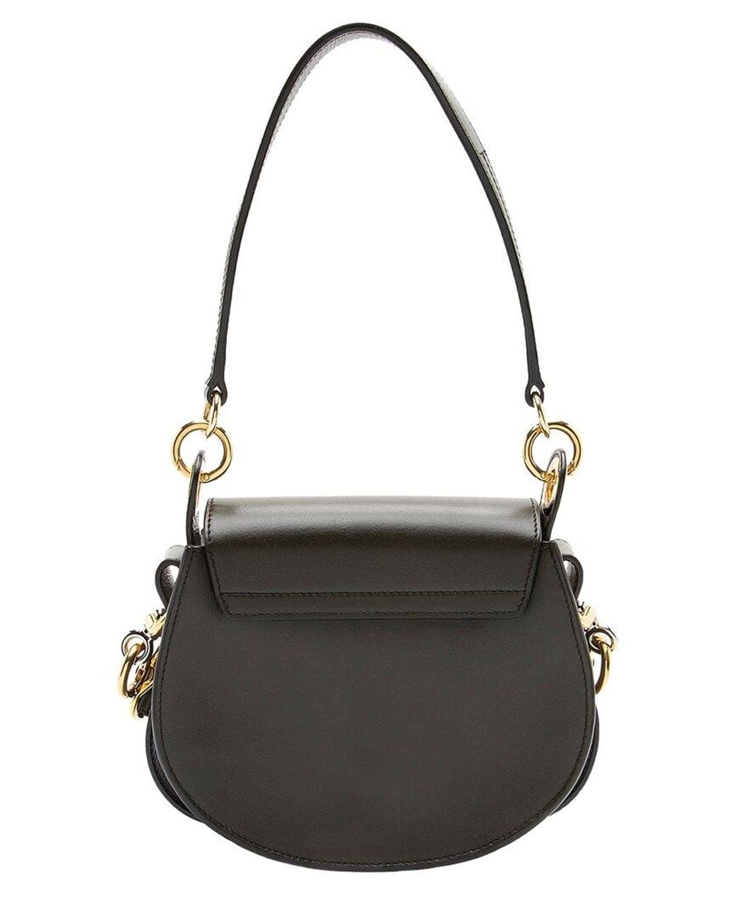 Chloé Black Green Calfskin Tess Small Bag (authentic Pre-loved)