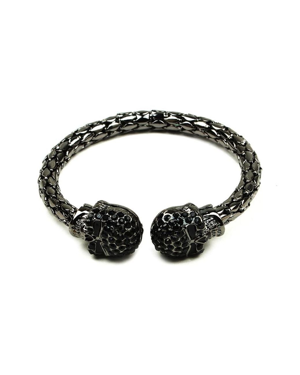 Eye Candy LA Black Skull My Wrist Bracelet