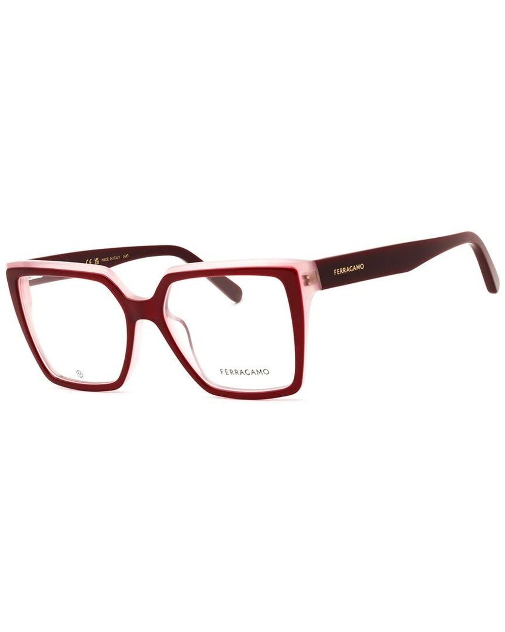Ferragamo Brown 54Mm Optical Frames