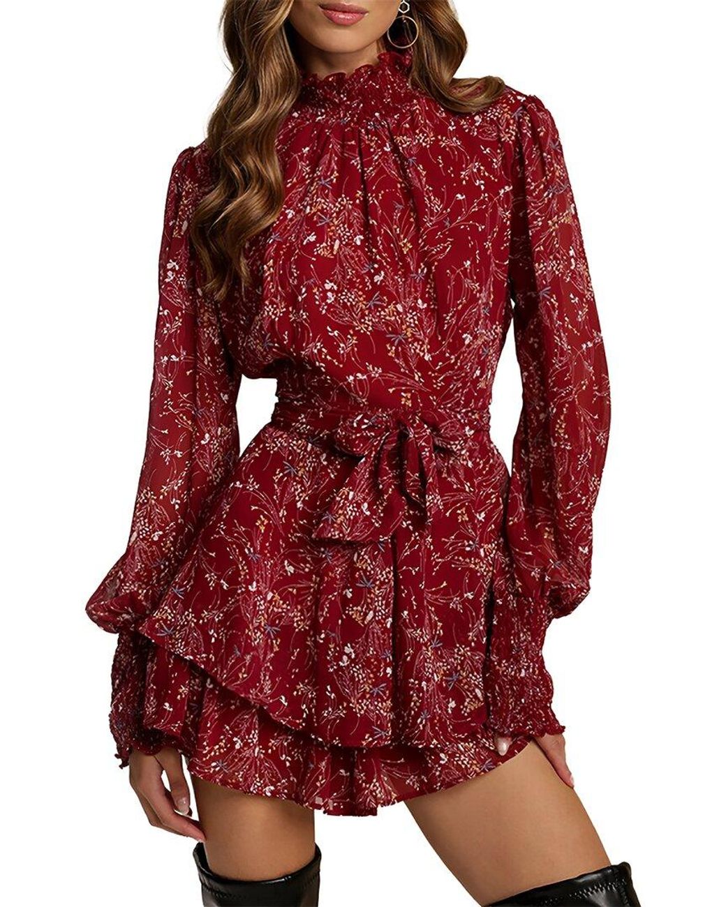 Esea Red Mini Dress