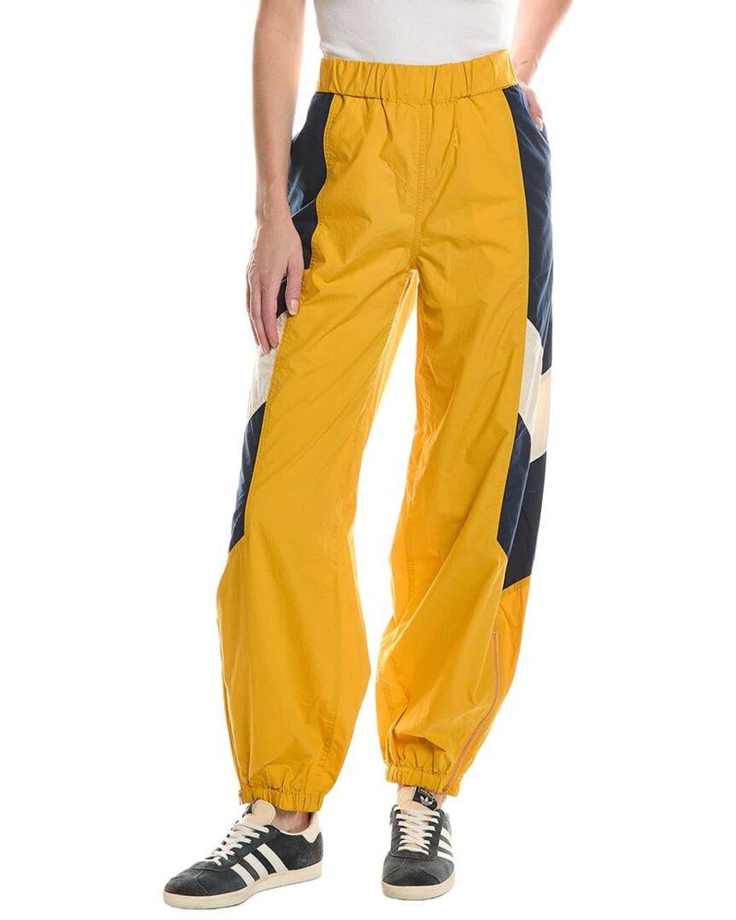 Mother Yellow The Home Stretch Sneak Pant