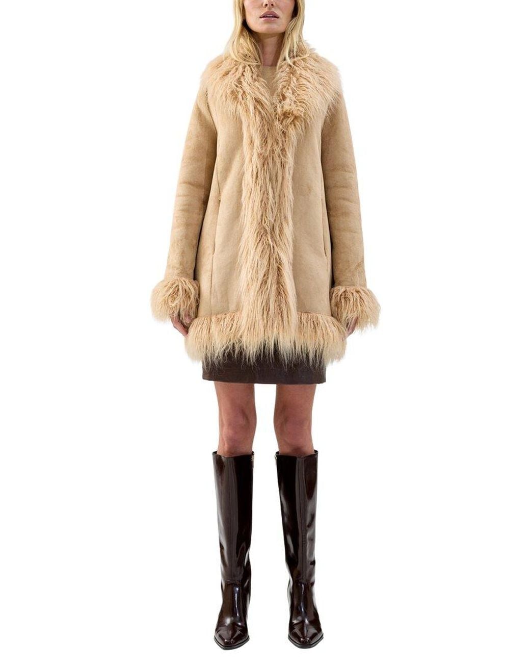 Unreal Fur Natural Avant Garde Coat
